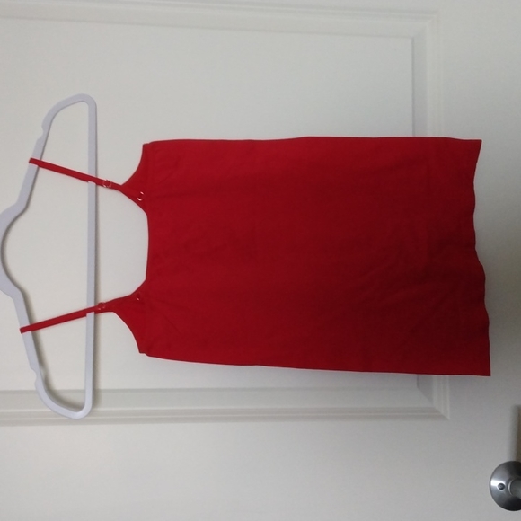 Girls M/L red adjustable strapped tank top it cami - NWOT - Picture 2 of 3